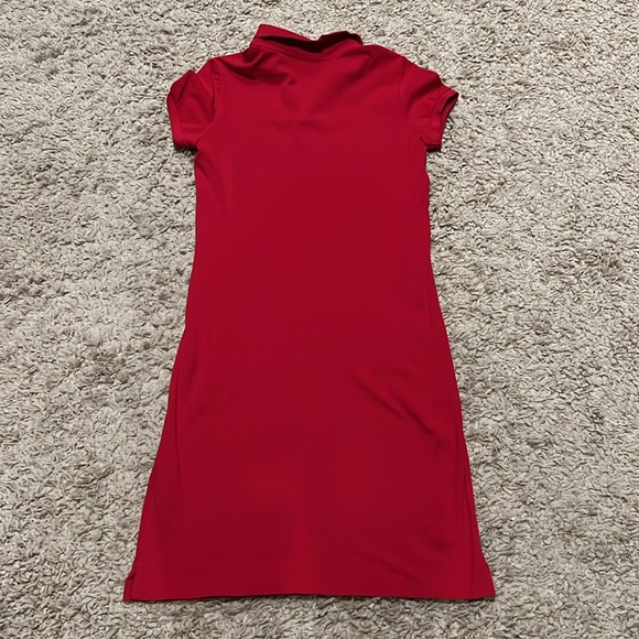 Polo Ralph Lauren Red Big Pony Polo Dress Size Medium - Picture 2 of 10